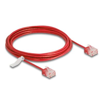 DeLOCK 80819 Netzwerkkabel Rot 3 m Cat6 U/UTP (UTP)