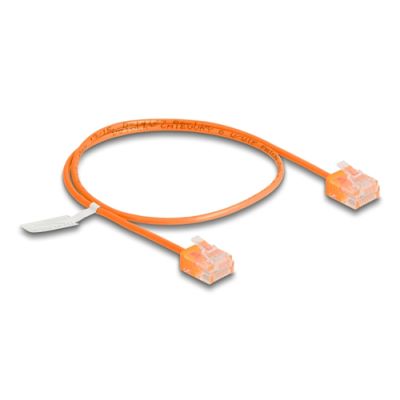 DeLOCK 80854 Netzwerkkabel Orange 0,5 m Cat6 U/UTP (UTP)