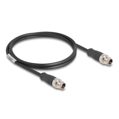 DeLOCK 80863 Netzwerkkabel Schwarz 1 m Cat5e S/FTP (S-STP)
