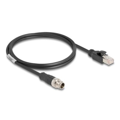 DeLOCK 80866 Netzwerkkabel Schwarz 1 m Cat5e S/FTP (S-STP)