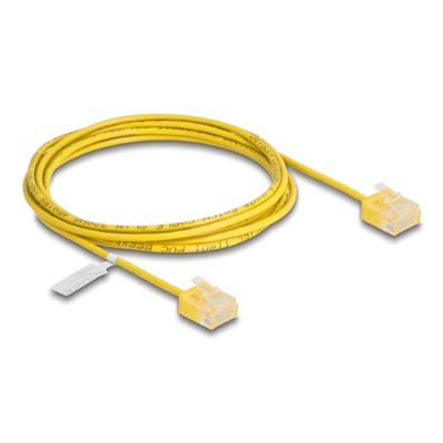 DeLOCK 80912 Netzwerkkabel Gelb 2 m Cat6 U/UTP (UTP)