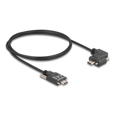DeLOCK 80956 USB Kabel USB 2.0 1 m USB C Schwarz