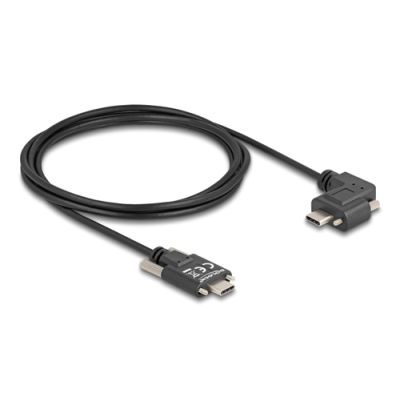DeLOCK 80957 USB Kabel USB 2.0 2 m USB C Schwarz
