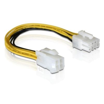 DeLOCK Cable PCI Express Power 8pin EPS > 4pin ATX/P4 Mehrfarbig 0,15 m