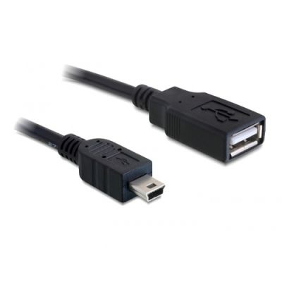 DeLOCK 82905 USB Kabel 0,5 m USB 2.0 USB A Mini-USB B Schwarz