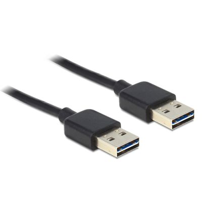 DeLOCK 1m USB 2.0 A USB Kabel USB A Schwarz