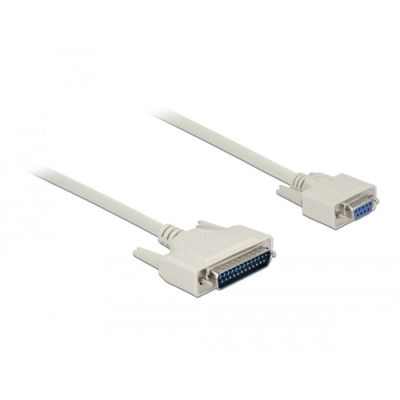 DeLOCK 84544 Serien-Kabel Beige 1 m D-Sub 25 pin D-Sub 9 pin