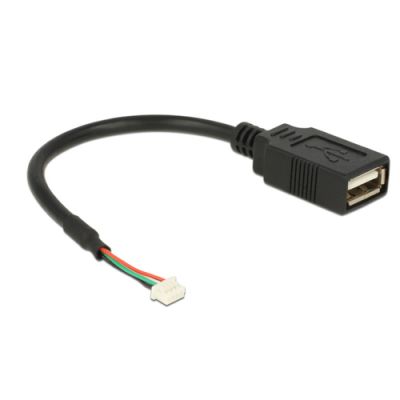 DeLOCK 84834 USB Kabel USB 2.0 0,15 m USB A Schwarz