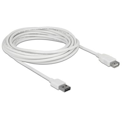 DeLOCK 85202 USB Kabel 5 m USB 2.0 USB A Weiß