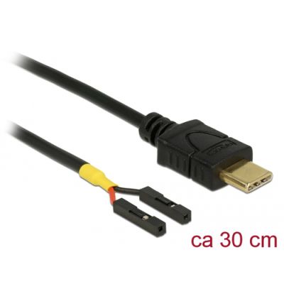 DeLOCK 85396 USB Kabel 0,3 m USB C Schwarz