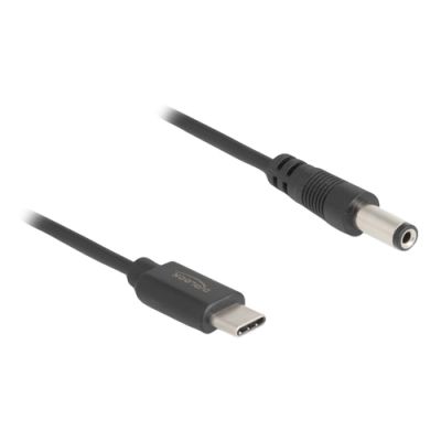 DeLOCK 85397 Stromkabel Schwarz 1 m USB C 5.5 x 2.1 mm