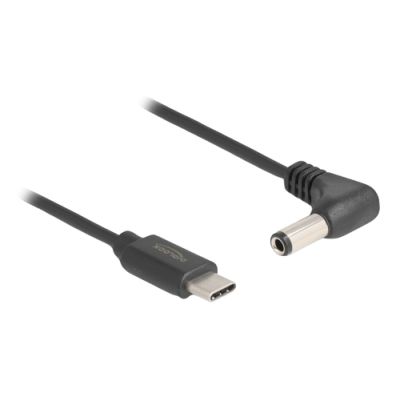 DeLOCK 85399 Stromkabel Schwarz 1,5 m USB C 5.5 x 2.5 mm