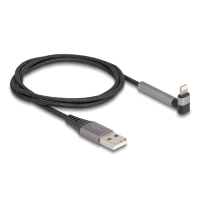 DeLOCK 85404 Lightning-Kabel 1,5 m Schwarz, Grau