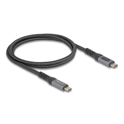 DeLOCK 86067 USB Kabel USB4 Gen 3x2 1 m USB C Schwarz