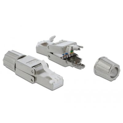 DeLOCK 86477 Drahtverbinder RJ-45 Grau
