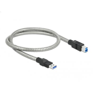 DeLOCK 86777 USB Kabel 0,5 m USB 3.2 Gen 1 (3.1 Gen 1) USB A USB B Silber