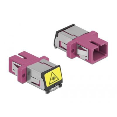 DeLOCK 86891 LWL-Steckverbinder SC/SC 1 Stück(e) Violett