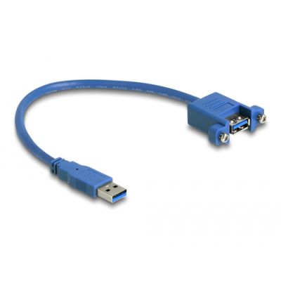 DeLOCK 86994 USB Kabel USB 3.2 Gen 1 (3.1 Gen 1) 0,25 m USB A Blau