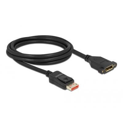 DeLOCK 87097 DisplayPort-Kabel 2 m Schwarz