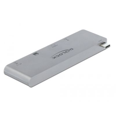 DeLOCK 87745 laptop-dockingstation & portreplikator USB 3.2 Gen 1 (3.1 Gen 1) Type-C Grau