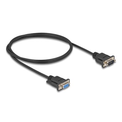 DeLOCK 87833 Serien-Kabel Schwarz 1 m RS-232