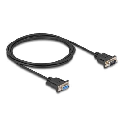 DeLOCK 87834 Serien-Kabel Schwarz 2 m RS-232