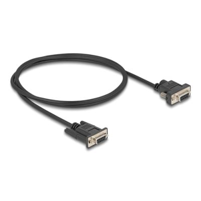 DeLOCK 87837 Serien-Kabel Schwarz 1 m RS-232 DB-9