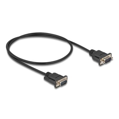DeLOCK 87839 Serien-Kabel Schwarz 0,5 m RS-232