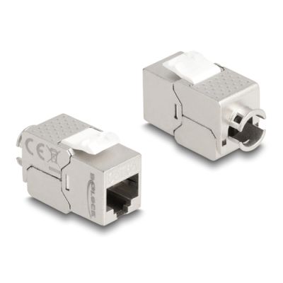 DeLOCK Keystone Modul RJ45 Buchse zu LSA Cat.6A Slim werkzeugfrei