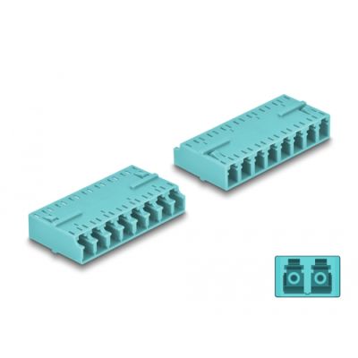 DeLOCK 87931 LWL-Steckverbinder LC/LC 1 Stück(e) Aqua-Farbe