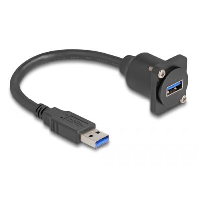 DeLOCK 87967 USB Kabel 20 m USB A Schwarz
