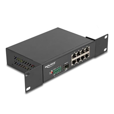 DeLOCK 88064 Netzwerk-Switch Unmanaged Gigabit Ethernet (10/100/1000) Schwarz