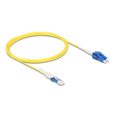 DeLOCK 88299 InfiniBand/Glasfaserkabel 1 m CS LC Blau, Gelb