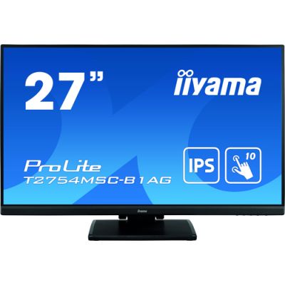 iiyama ProLite T2754MSC-B1AG Computerbildschirm 68,6 cm (27") 1920 x 1080 Pixel Full HD LED Touchscreen Multi-Nutzer Schwarz