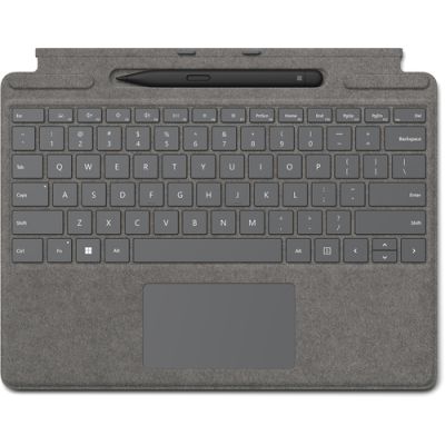 Microsoft Surface Pro Signature Keyboard w/ Slim Pen 2 Schweiz Microsoft Cover port Platin