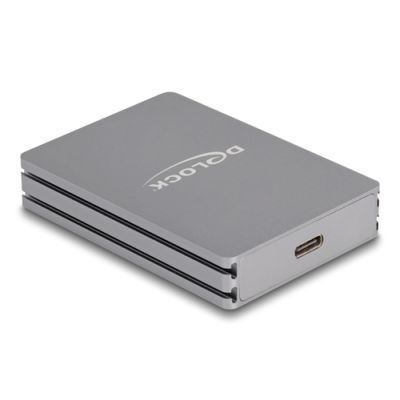 DeLOCK 91012 Kartenleser USB 3.2 Gen 2 (3.1 Gen 2) Type-C Grau