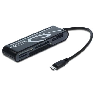 DeLOCK 91732 Kartenleser USB 2.0 Schwarz