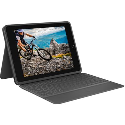 Logitech Rugged Folio Graphit Smart Connector QWERTZ Schweiz