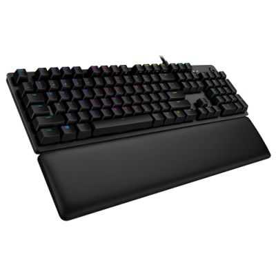 Logitech G G513 CARBON LIGHTSYNC RGB Mechanical Gaming Keyboard, GX Brown Tastatur USB QWERTZ Schweiz Karbon
