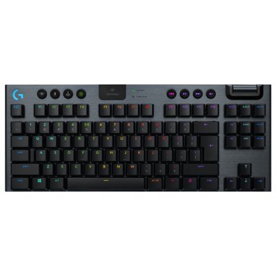 Logitech G G915 Tkl Tastatur RF Wireless + Bluetooth QWERTY Spanisch Karbon