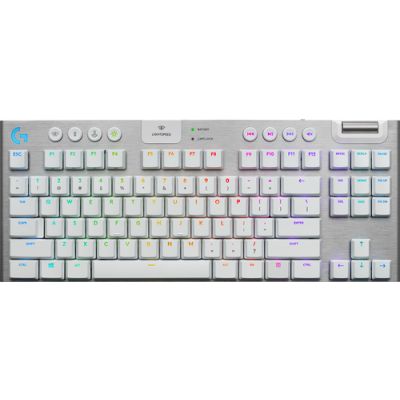 Logitech G G915 Tkl Tastatur RF Wireless + Bluetooth QWERTY Englisch Weiß