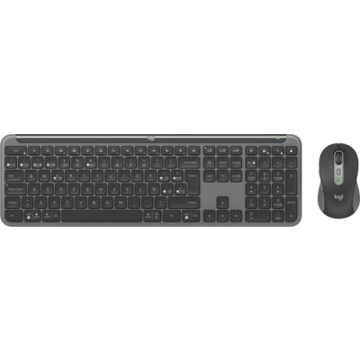 Logitech MK950 Signature for Business Tastatur Maus enthalten Büro RF Wireless + Bluetooth QWERTY Spanisch Graphit