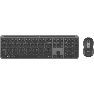 Logitech MK950 Signature for Business Tastatur Maus enthalten Büro RF Wireless + Bluetooth QWERTY UK Englisch Graphit