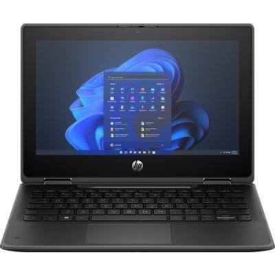 HP Pro x360 Fortis G11 Intel® N N200 Hybrid (2-in-1) 29,5 cm (11.6") Touchscreen HD 16 GB DDR4-SDRAM 256 GB SSD Wi-Fi 6E (802.11ax) Windows 11 Pro Schwarz