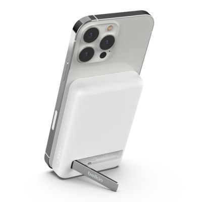 Belkin BoostCharge 5000 mAh Kabelloses Aufladen Weiß