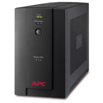 APC Back-UPS Unterbrechungsfreie Stromversorgung (USV) Line-Interaktiv 0,95 kVA 480 W 6 AC-Ausgänge