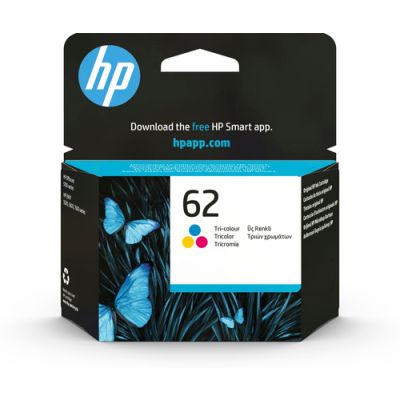 HP 62 Cyan/Magenta/Gelb Original Tintenpatrone