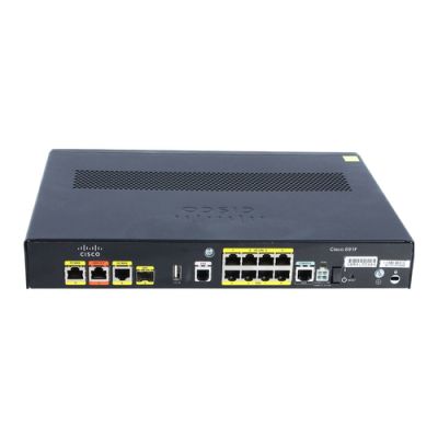Cisco C891F-K9 Kabelrouter Gigabit Ethernet Schwarz, Grau