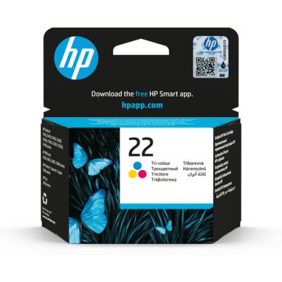HP 22 Cyan/Magenta/Gelb Original Druckerpatrone