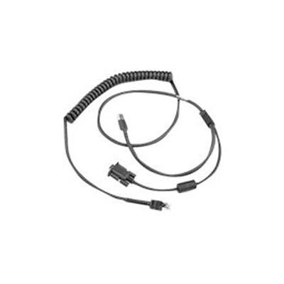 Zebra CBA-UF4-C09ZAR Serien-Kabel Schwarz